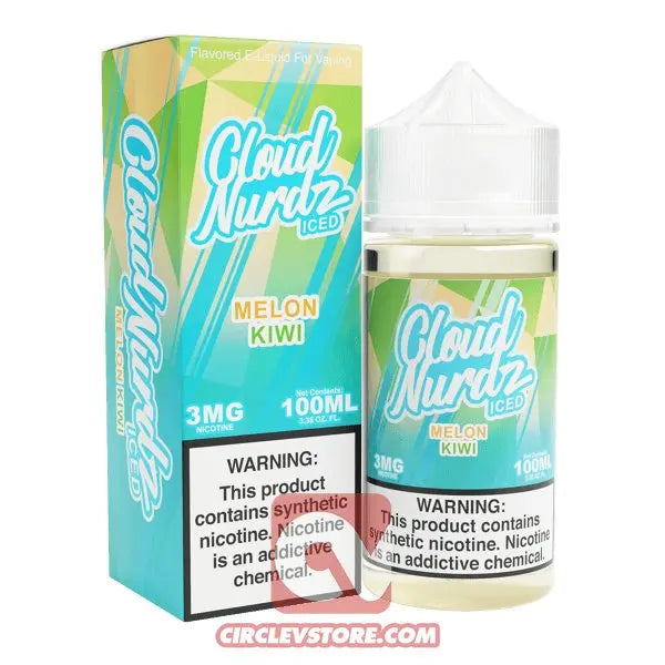 Cloud Nurdz - Kiwi Melon Iced - DL - CircleV Store - Cloud Nurdz - Premium E-Liquid
