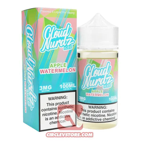 Cloud Nurdz - Watermelon Apple Iced - DL - CircleV Store - Cloud Nurdz - Premium E-Liquid