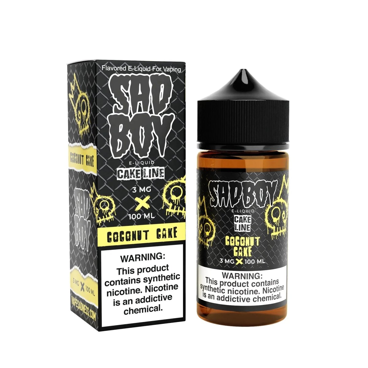 Sad Boy - Coconut Cake - MTL - CircleV Store - Sad Boy - Premium E-Liquid
