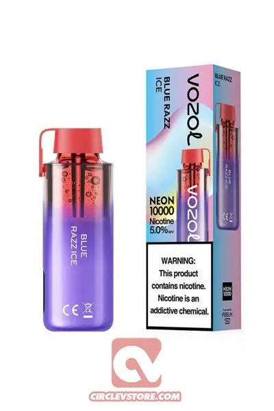 VOZOL NEON 10K - Blue Razz Ice - CircleV Store - VOZOL - Disposable