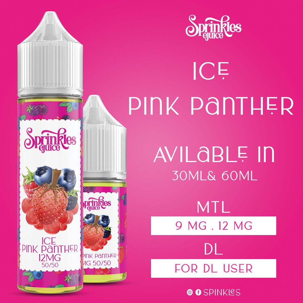 Sprinkles Ice Pink Panther  - DL