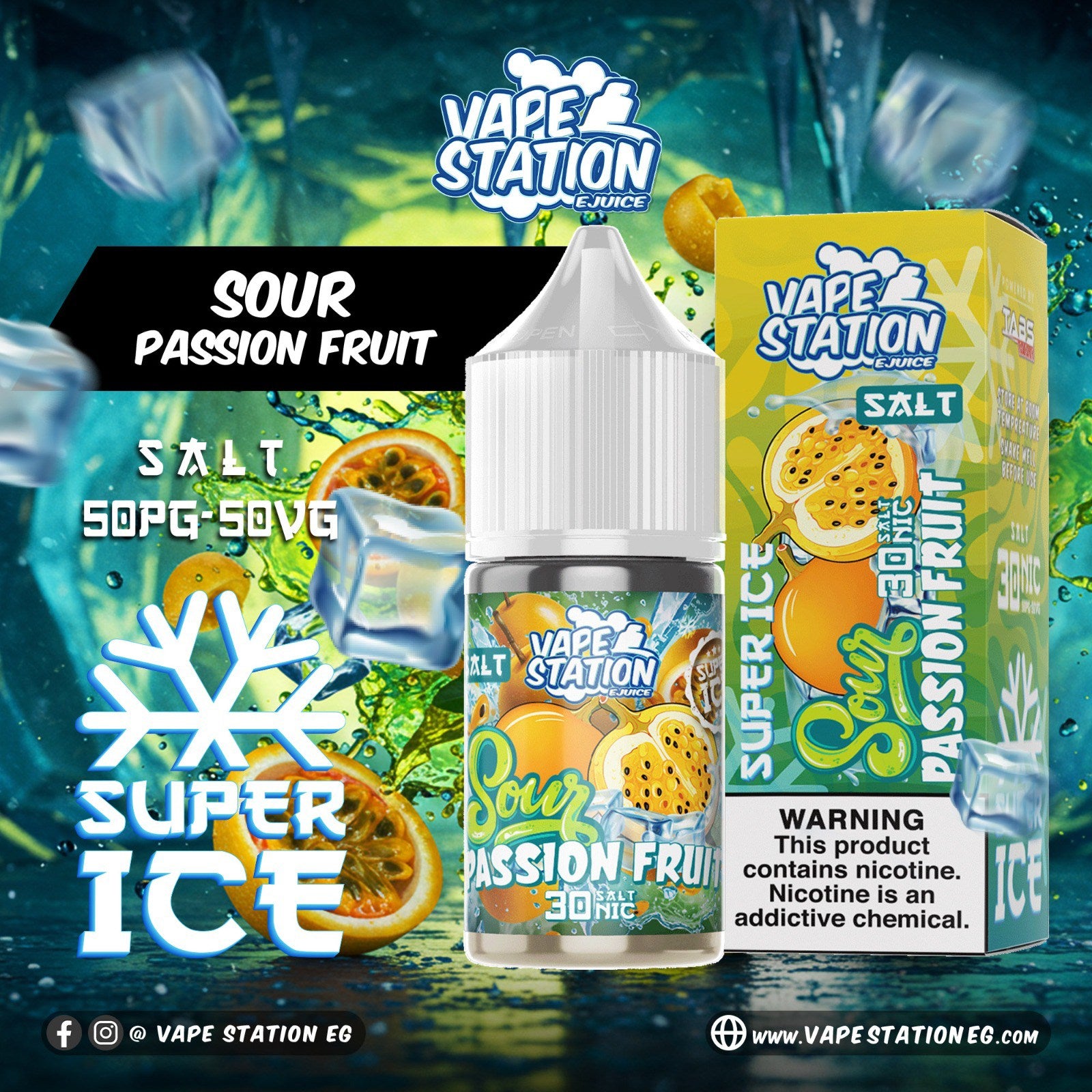 VS Sour Passionfruit - Super Ice Salt