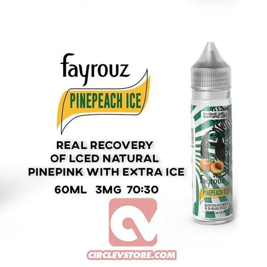 8 Ball Fayrouz Pinepeach Ice - DL - CircleV Store - 8 Ball - Egyptian E-Liquid