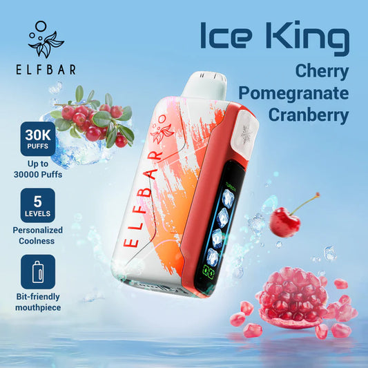 ELFBAR Ice King 30K - Cherry Pomegranate Cranberry