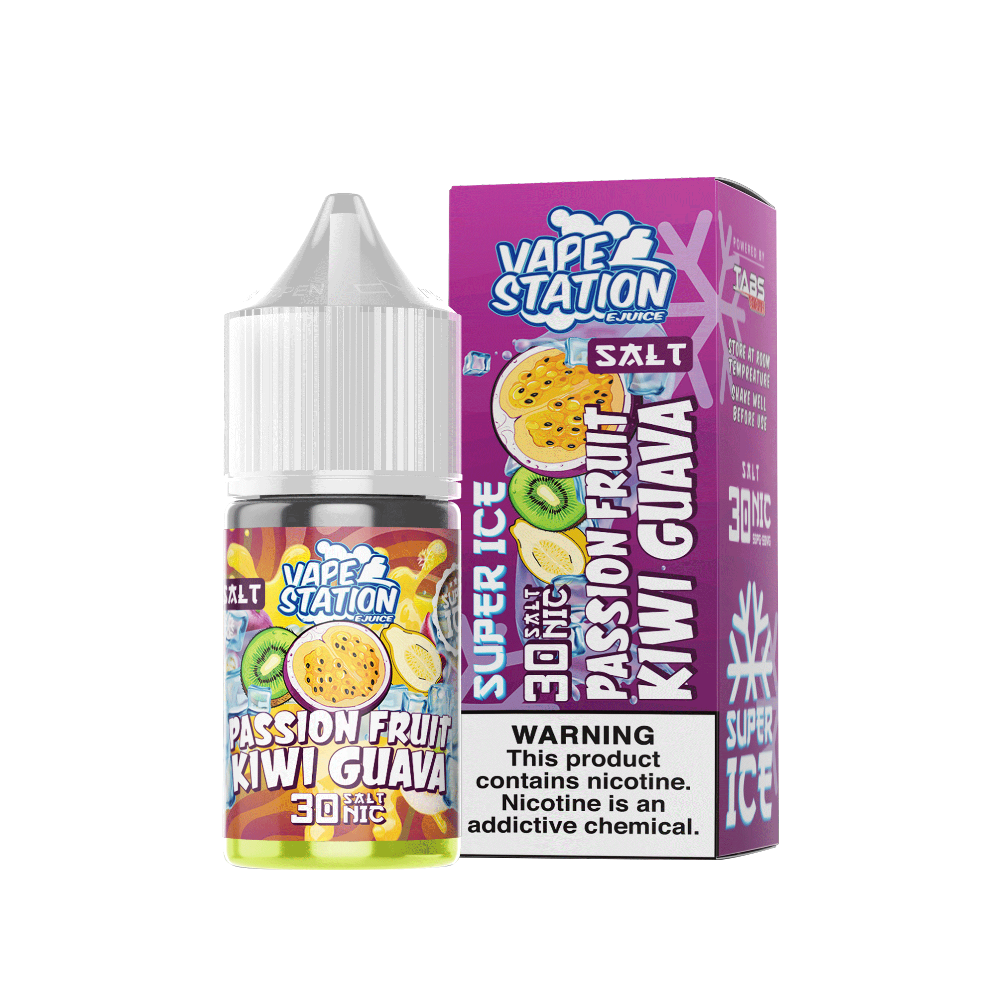 VS Passionfruit Kiwi Guava - Super Ice Salt