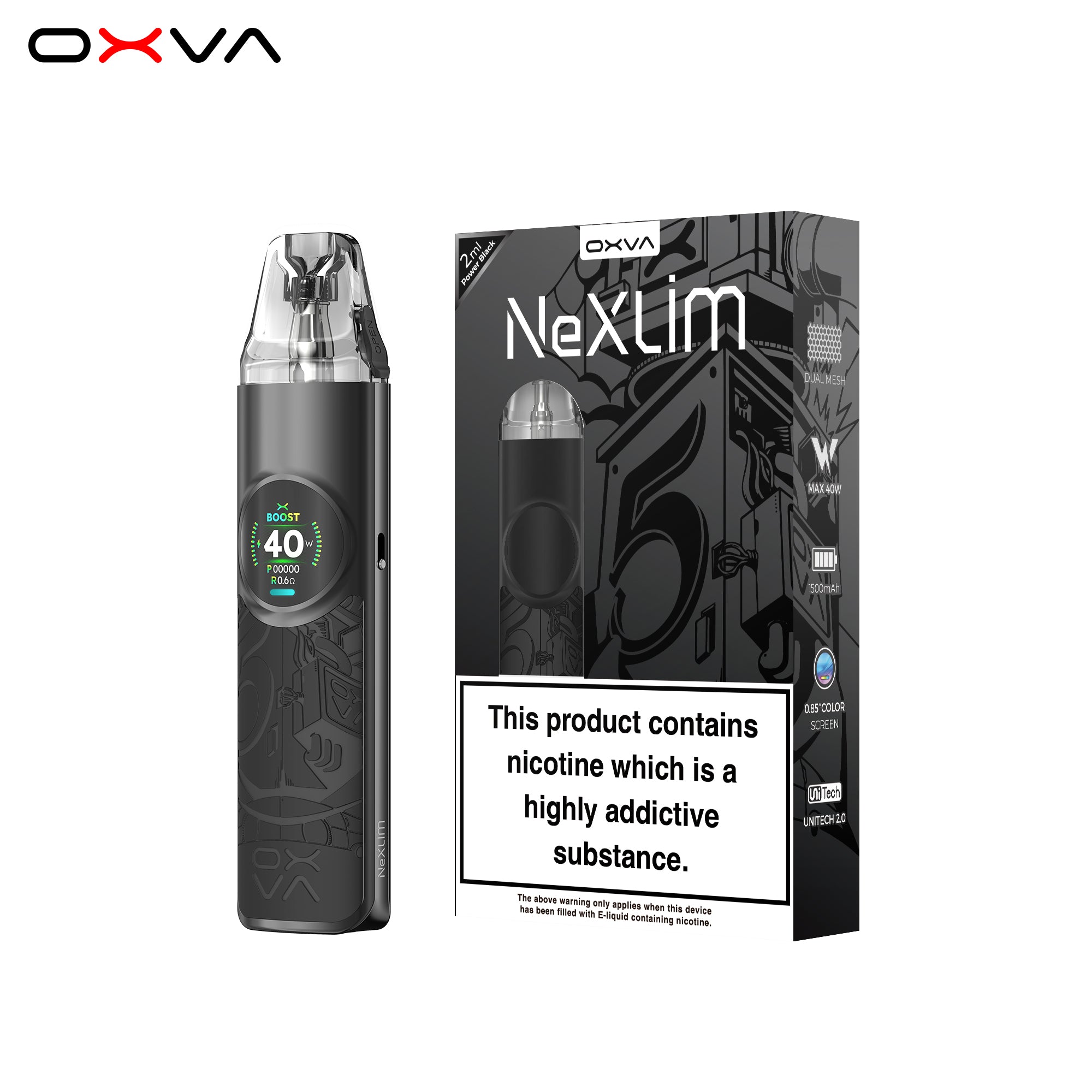 OXVA NeXlim 40W Dual Mesh Pod