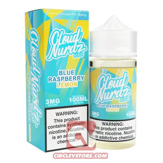 Cloud Nurdz - Blue Raspberry Lemon Iced - DL - CircleV Store - Cloud Nurdz - Premium E-Liquid