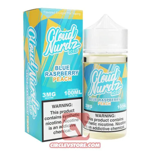 Cloud Nurdz - Blue Raspberry Peach Iced - DL - CircleV Store - Cloud Nurdz - Premium E-Liquid