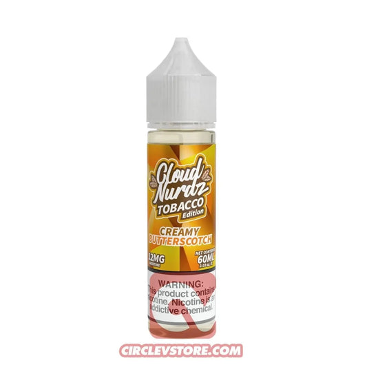 Cloud Nurdz - Creamy Butterscotch Tobacco - MTL - CircleV Store - Cloud Nurdz Tobacco - Premium E-Liquid