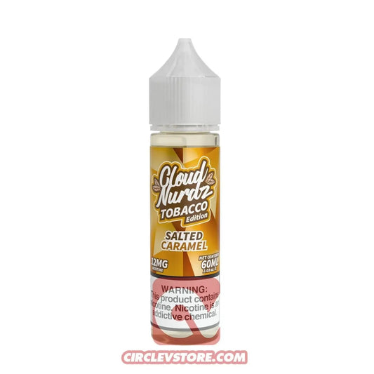 Cloud Nurdz - Salted Caramel Tobacco - MTL - CircleV Store - Cloud Nurdz Tobacco - Premium E-Liquid