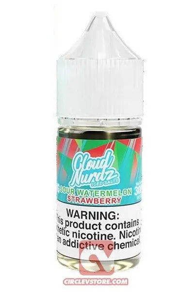 Cloud Nurdz - Sour Watermelon Strawberry Iced - salt - CircleV Store - Cloud Nurdz - Premium E-Liquid