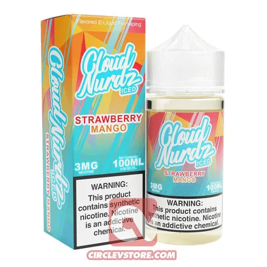 Cloud Nurdz - Strawberry Mango iced - MTL - CircleV Store - Cloud Nurdz - Premium E-Liquid