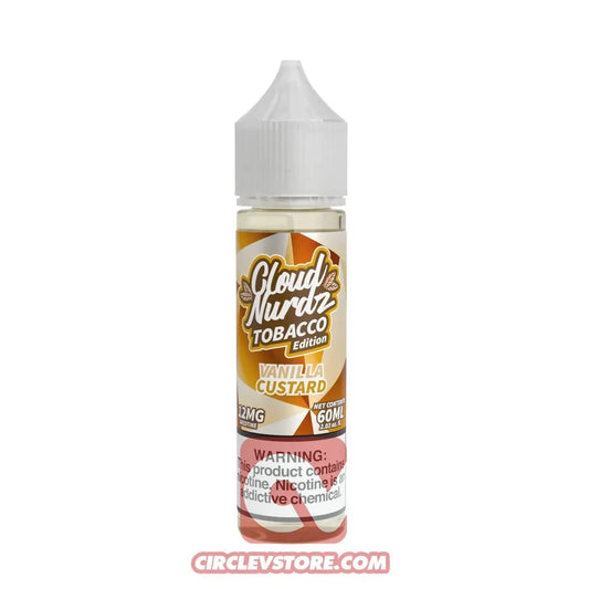 Cloud Nurdz - Vanilla Custard Tobacco - MTL - CircleV Store - Cloud Nurdz Tobacco - Premium E-Liquid