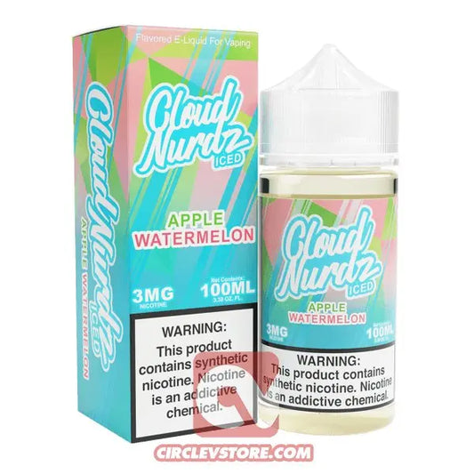 Cloud Nurdz - Watermelon Apple Iced - DL - CircleV Store - Cloud Nurdz - Premium E-Liquid