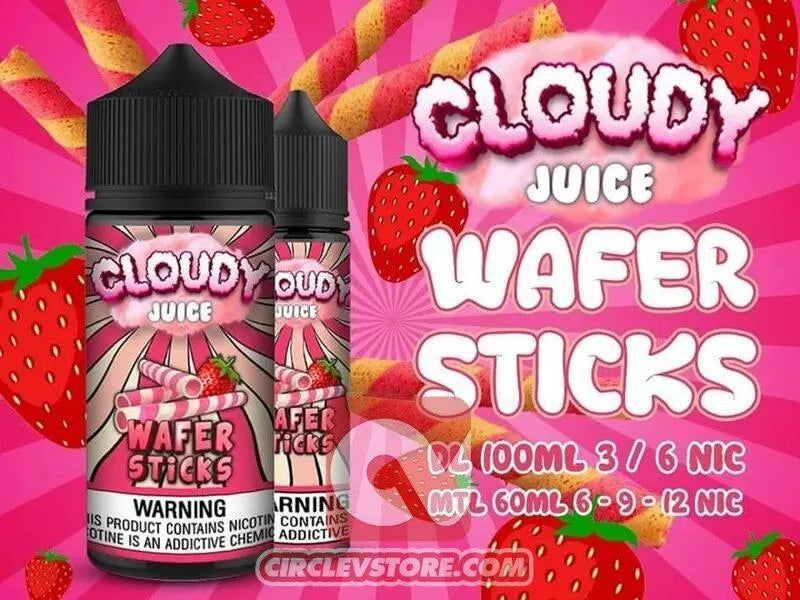 Cloudy Wafer Sticks - MTL - CircleV Store - Cloudy Juice - Egyptian E-Liquid