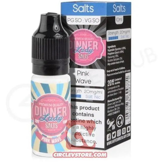 Dinner Lady - Pink Wave - Salt - CircleV Store - Dinner Lady - Premium E-Liquid