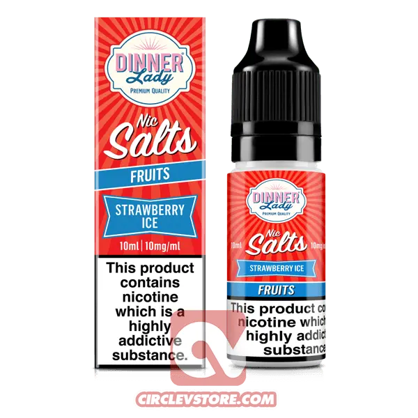 Dinner Lady - Strawberry Ice - Salt - CircleV Store - Dinner Lady - Premium E-Liquid