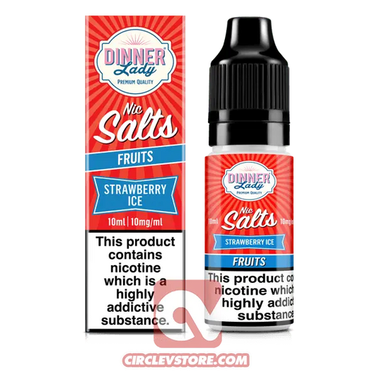 Dinner Lady - Strawberry Ice - Salt - CircleV Store - Dinner Lady - Premium E-Liquid