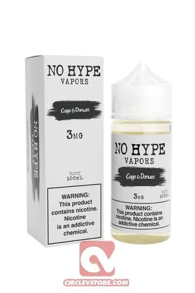 No Hype - Coffe & Donuts - DL (100ML) - CircleV Store - No Hype - Premium E-Liquid