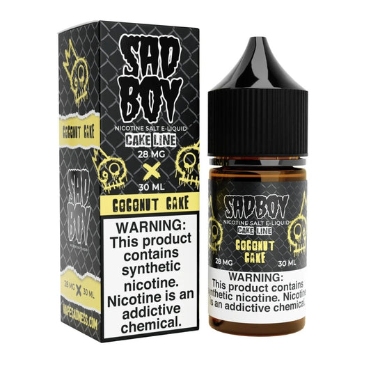 Sad Boy - Coconut Cake - Salt - CircleV Store - Sad Boy - Premium E-Liquid