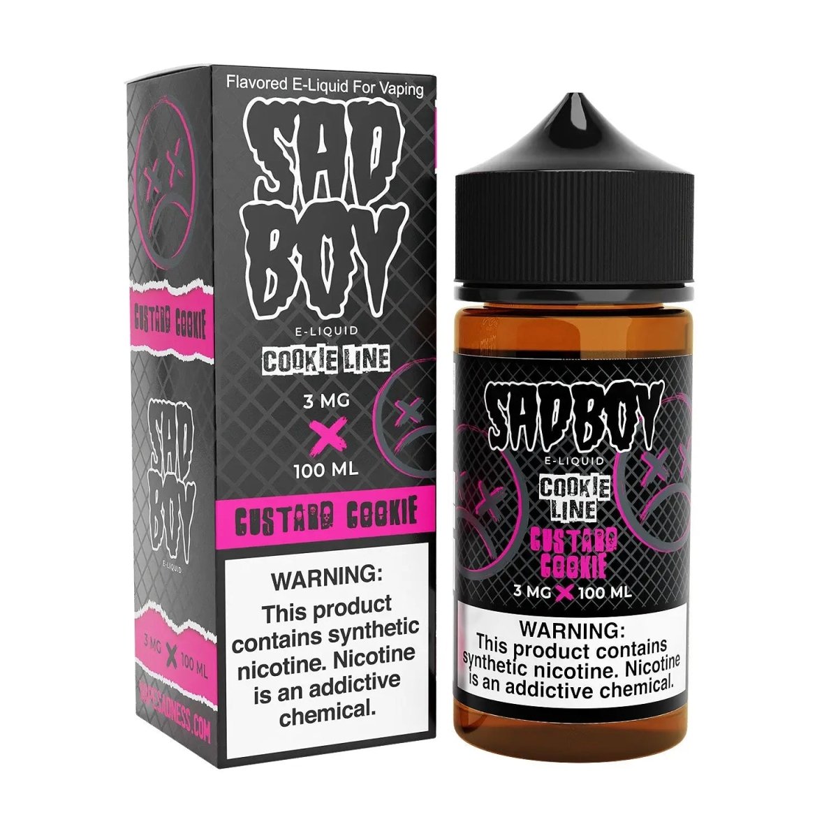 Sad Boy - Custard Cookie - MTL - CircleV Store - Sad Boy - Premium E-Liquid