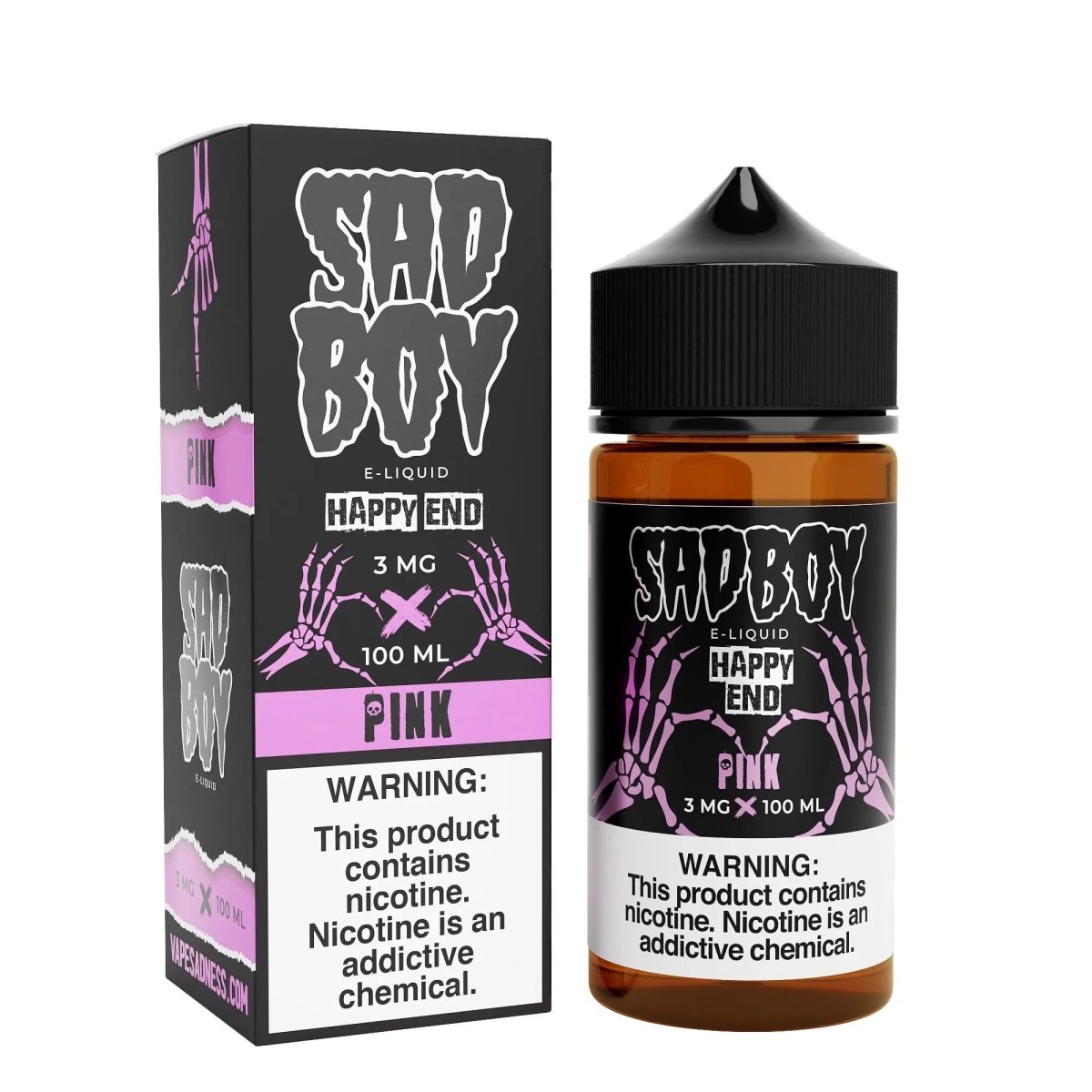 Sad Boy - Strawberry Cotton Candy (Pink) - MTL - CircleV Store - Sad Boy - Premium E-Liquid