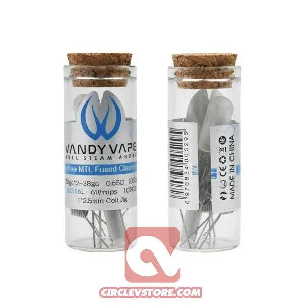 Vandy Vape MTL Fused Clapton Coils - CircleV Store - Vandy vape - Coil