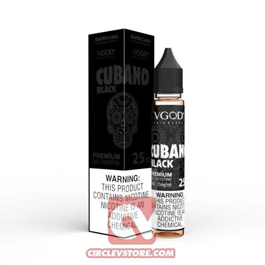 Vgod - Cubano Black - Salt - CircleV Store - VGOD - Premium E-Liquid