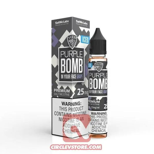 Vgod - Purple Bomb (Iced) - Salt - CircleV Store - VGOD - Premium E-Liquid