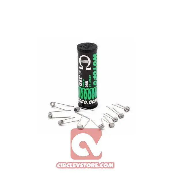 Wotofo Dual Core Fused Clapton N80 - CircleV Store - Wotofo - Coil